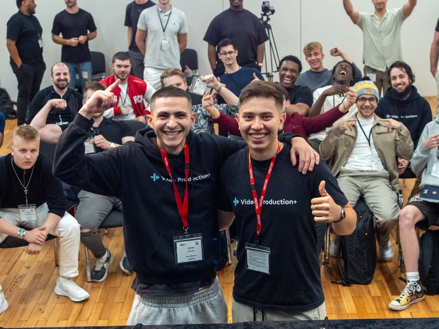Jack with VP+ editors at a community meet-up